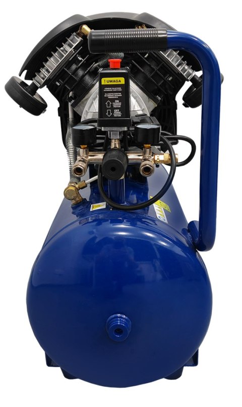 Pompa V2 ADLER AD400VKM-50-3 – dwucylindrowa, chłodzenie, kompresor 10 bar 230V
