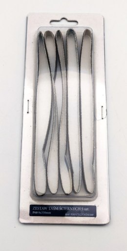 Zestaw - Taśmy ścierne 60 12x330mm do szlifierki AD-7322 5szt